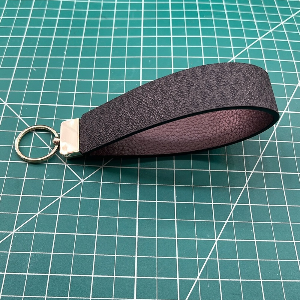 *Repurposed* Michael Kors gold keychain with screws